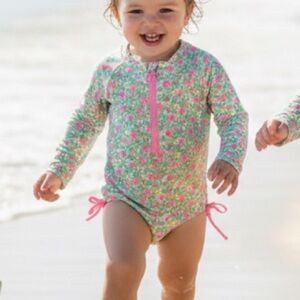 Cat & Jack | Liberty Floral One Piece Rashguard | 2T